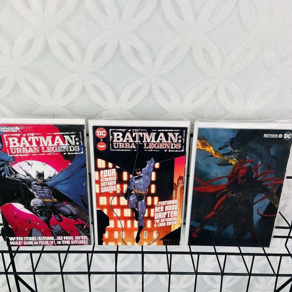 DC Comics Batman‎ Urban Legends #1, 3 and 8 Lot #1 Cover A Hicham Habchi